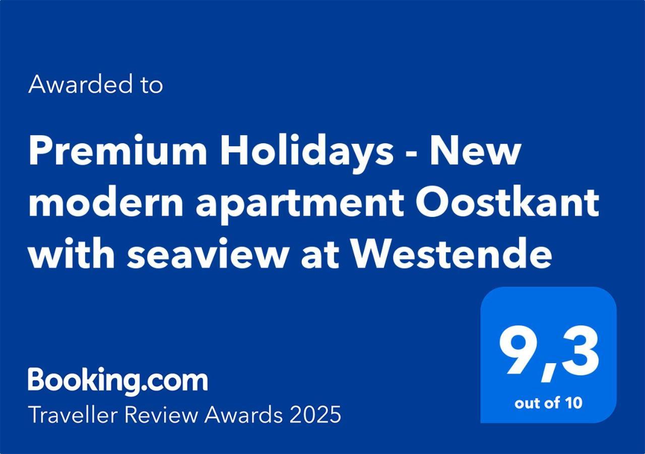 Premium Holidays - New Modern Apartment Oostkant With Seaview At Westende Middelkerke Kültér fotó